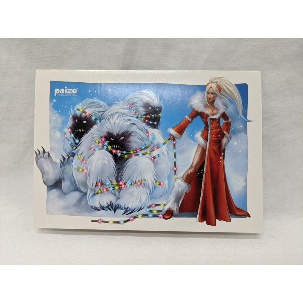 Paizo Pathfinder RPG 2010 Seasons Grettings Promotional Holiday Card